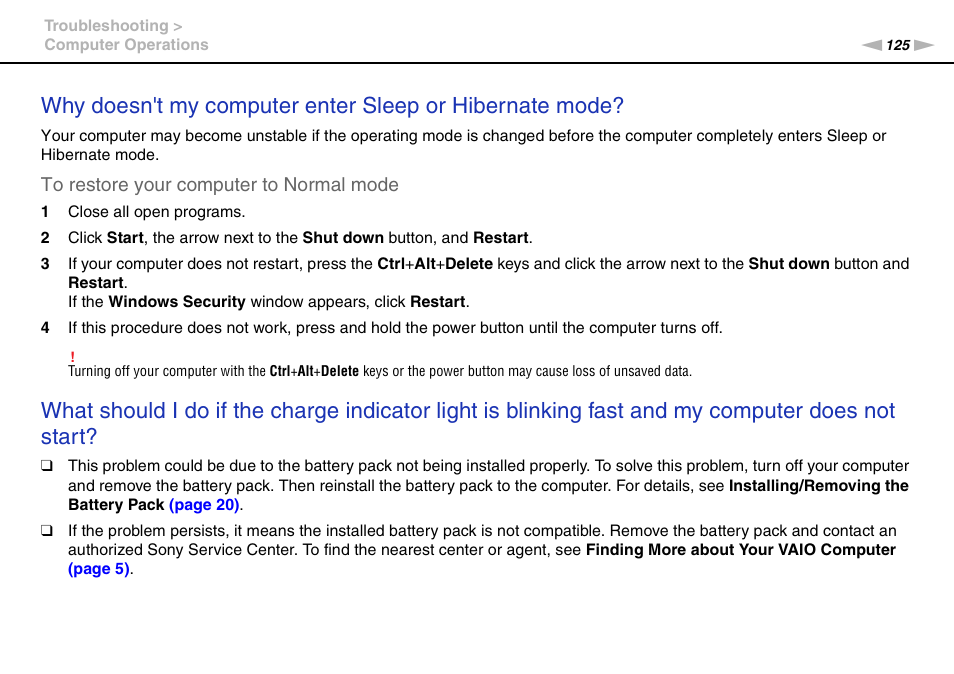 Sony VAIO VPCF11 User Manual | Page 125 / 169