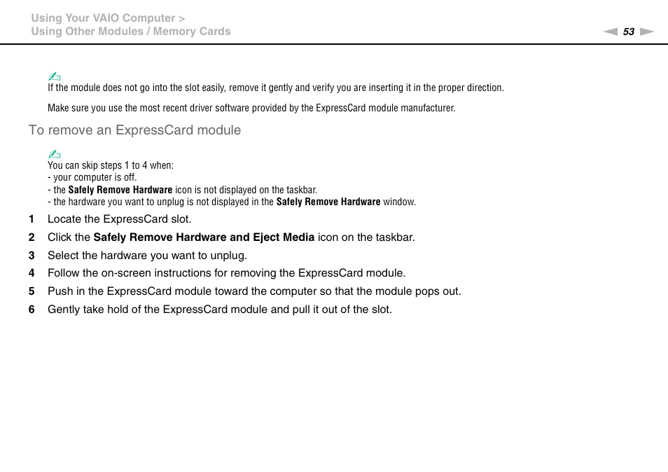 Sony VAIO VPCF11 User Manual | Page 53 / 169