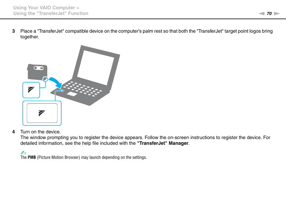 Sony VAIO VPCF11 User Manual | Page 70 / 169