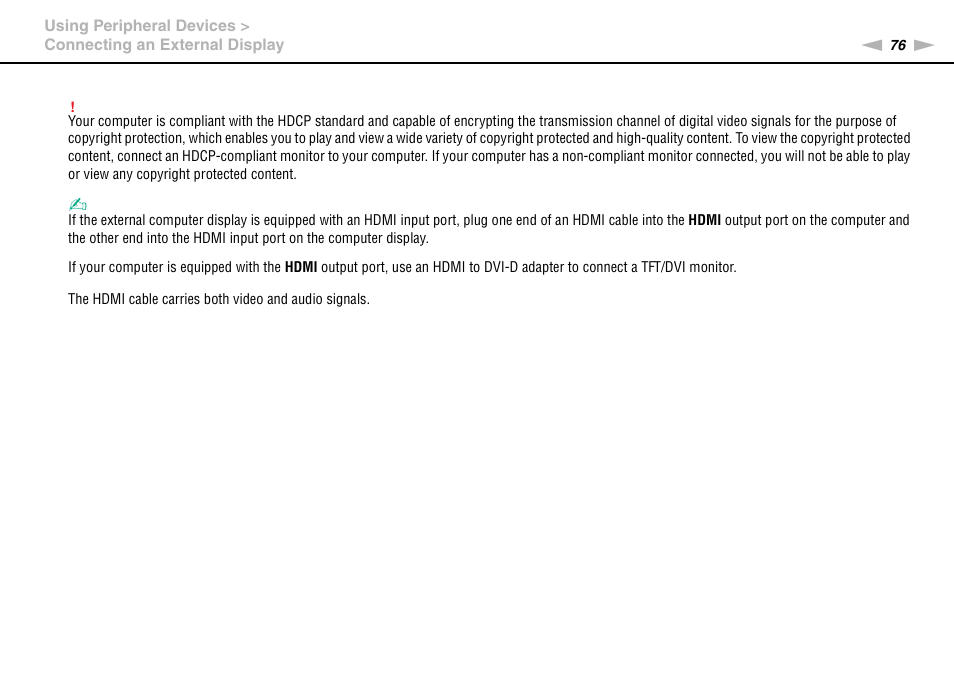 Sony VAIO VPCF11 User Manual | Page 76 / 169