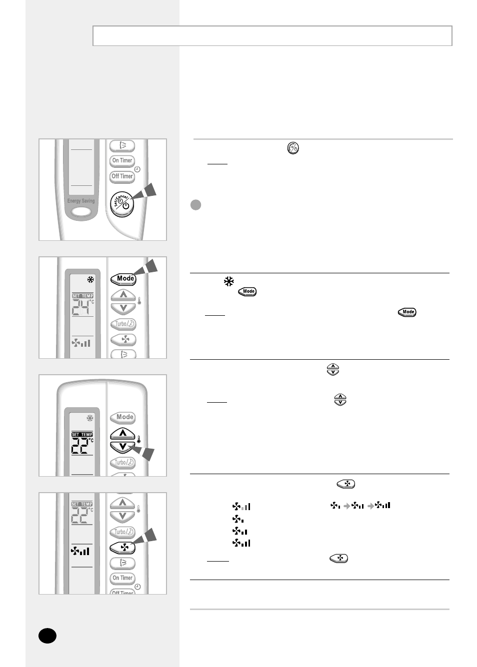 Cooling your room | Samsung AQ07S8GE User Manual | Page 10 / 26
