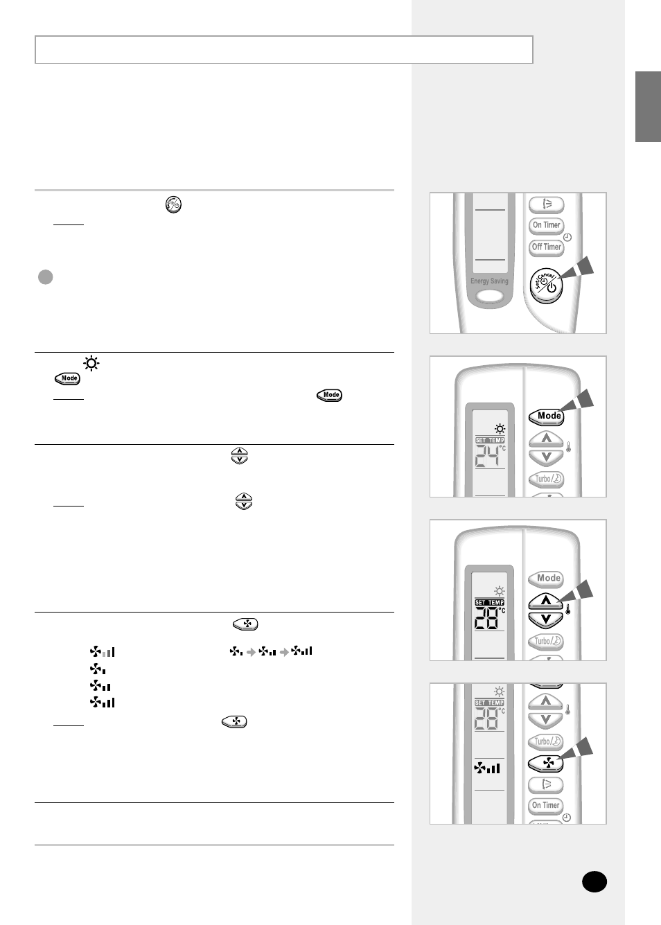 Heating your room | Samsung AQ07S8GE User Manual | Page 11 / 26