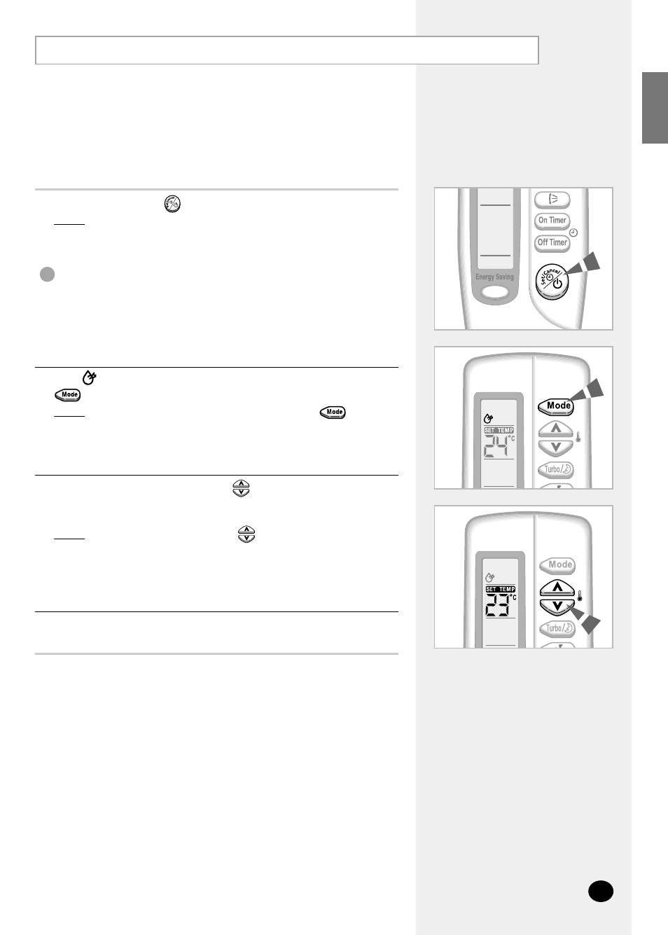 Removing excess humidity | Samsung AQ07S8GE User Manual | Page 13 / 26