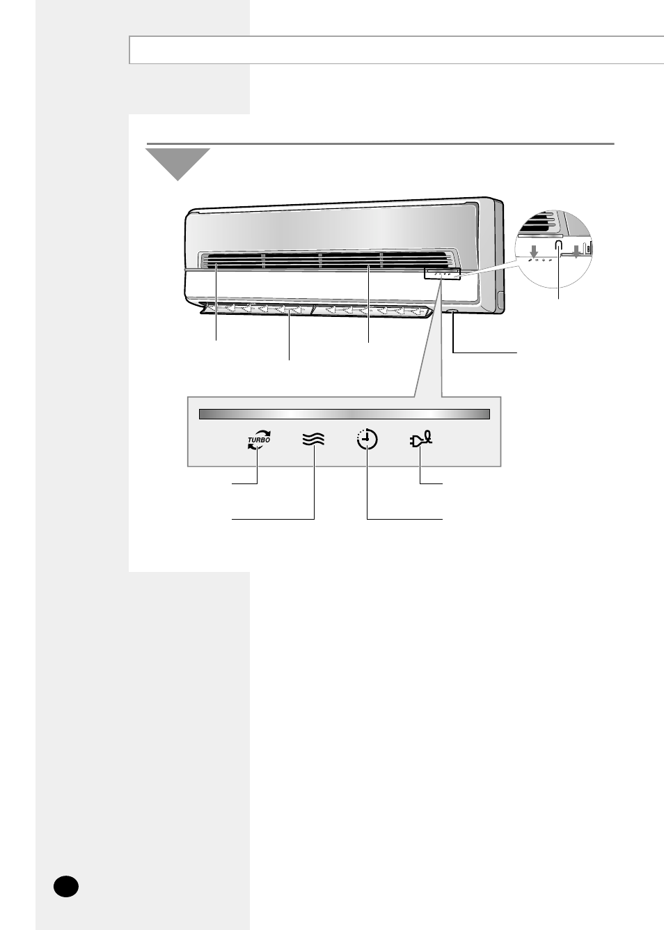 View of the unit, Indoor unit | Samsung AQ07S8GE User Manual | Page 4 / 26