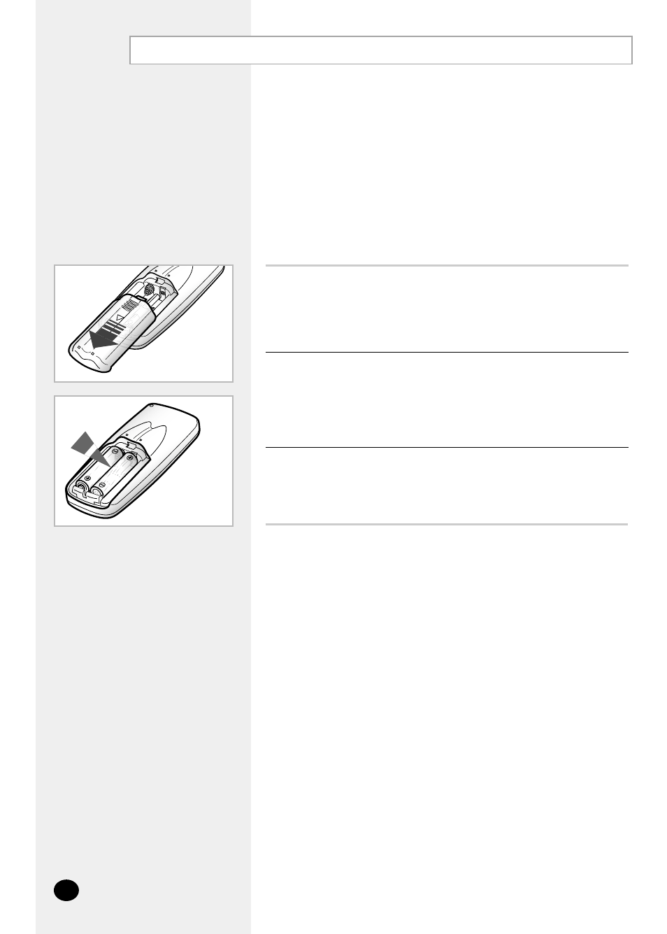 Inserting the remote control batteries | Samsung AQ07S8GE User Manual | Page 8 / 26