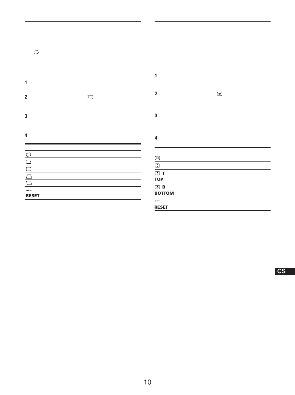 调整画面形状（geometry, 调整会聚（convergence | Sony GDM-5510 User Manual | Page 158 / 186