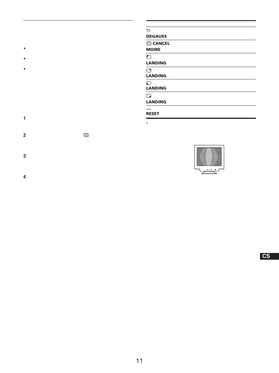 调整画面质量（screen | Sony GDM-5510 User Manual | Page 159 / 186