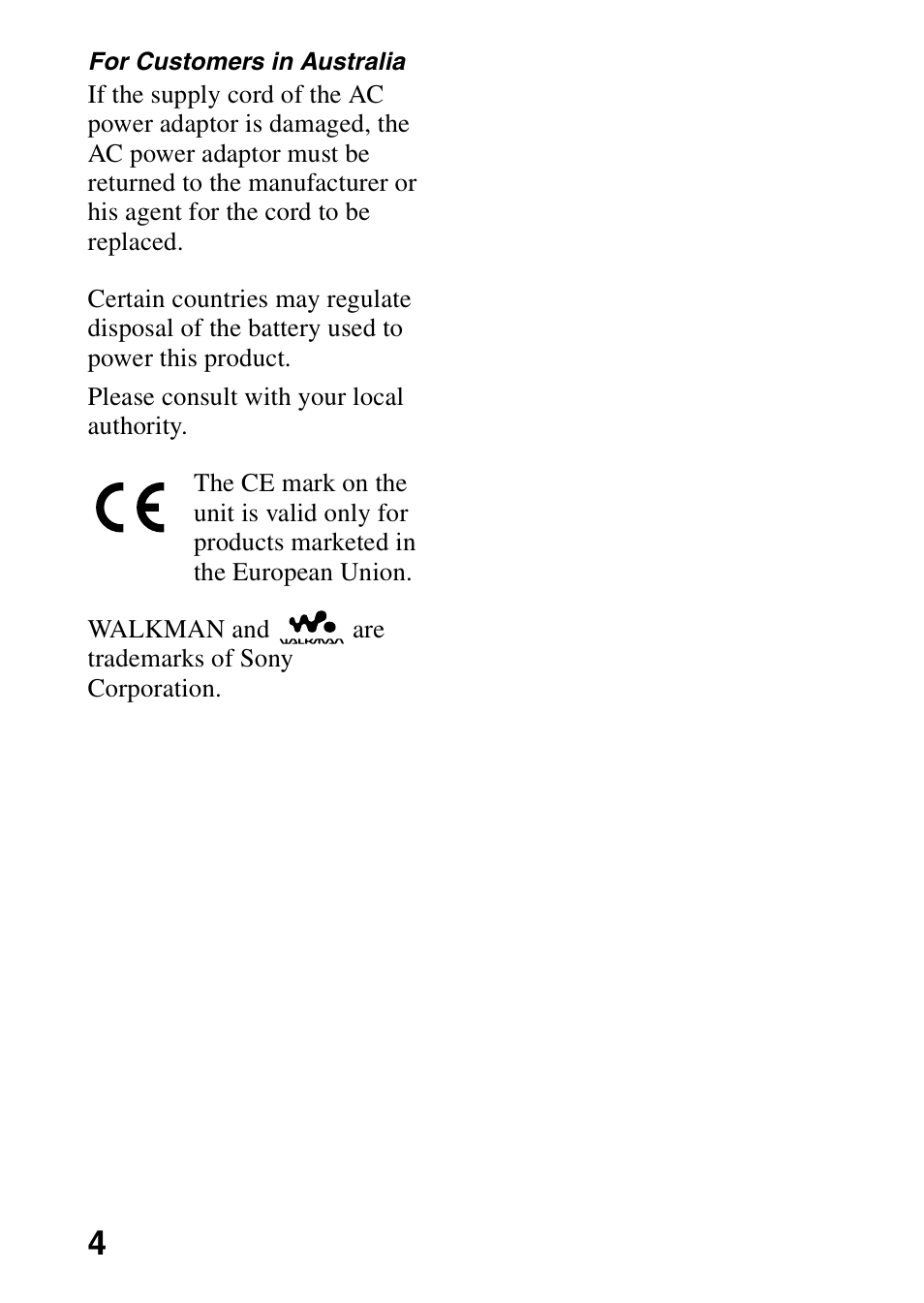 Sony MZ-G750DPC User Manual | Page 4 / 76