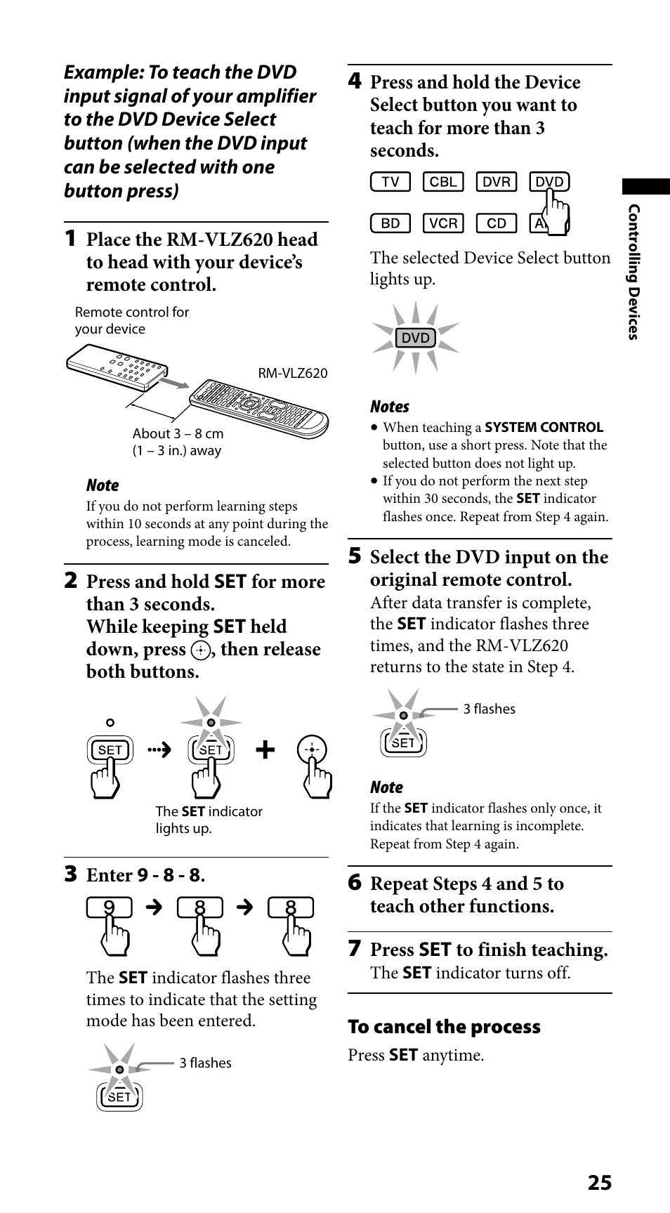 Sony RM-VLZ620 User Manual | Page 25 / 52