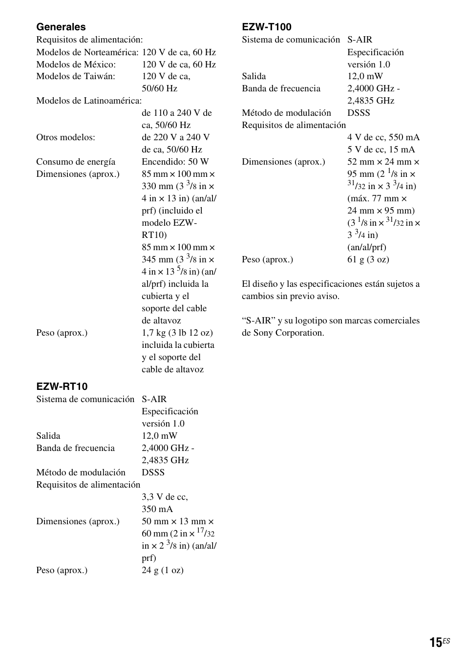 Sony WAHT-SA1 User Manual | Page 43 / 48