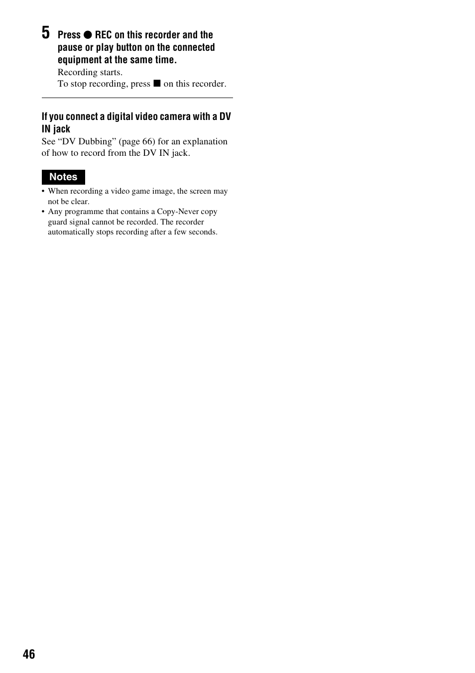 Sony RDR-GX210 User Manual | Page 46 / 96