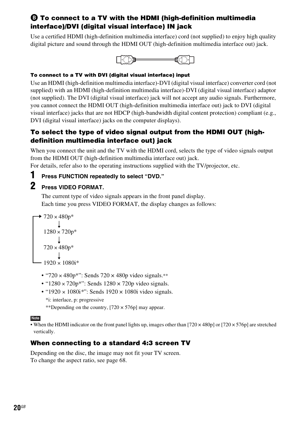 Sony DAV-DZ231 User Manual | Page 20 / 96