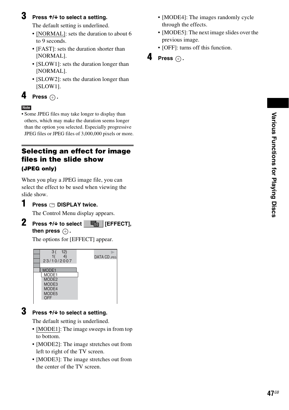 Sony DAV-DZ231 User Manual | Page 47 / 96