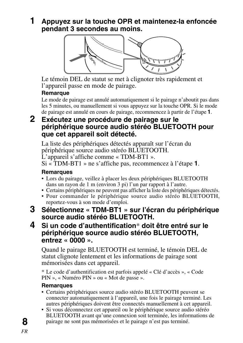 Sony TDM-BT1 User Manual | Page 22 / 44