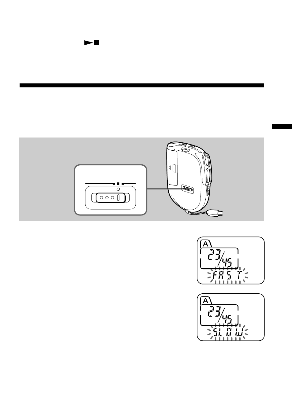 Adjusting the playback speed | Sony ICD-57 User Manual | Page 19 / 36