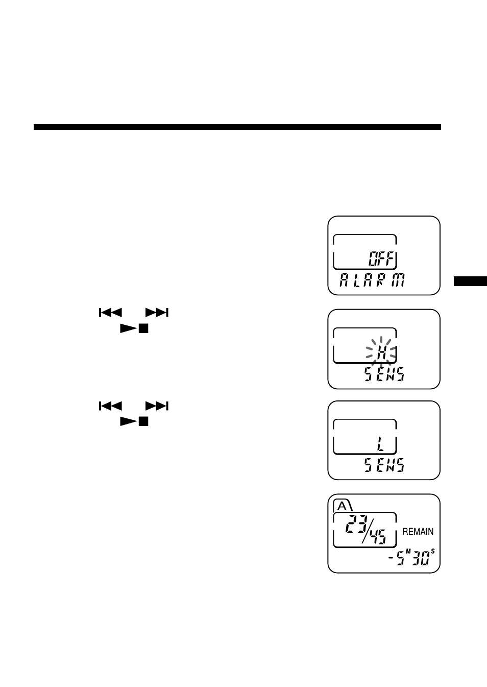 Menu settings, Turning off the beep sound, Selecting the microphone sensitivity | Sony ICD-57 User Manual | Page 27 / 36