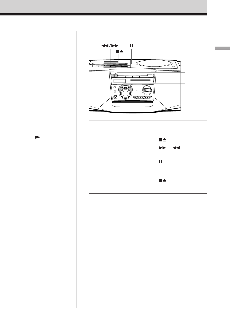Basic operations 9 | Sony CFD-V35 User Manual | Page 10 / 28