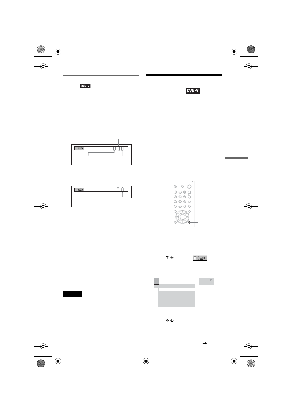 L1 - tv virtual surround settings (tvs), Tv virtual surround settings (tvs), Tv virtual surround settings | Checking the audio signal format | Sony DVP-NC60P User Manual | Page 43 / 76