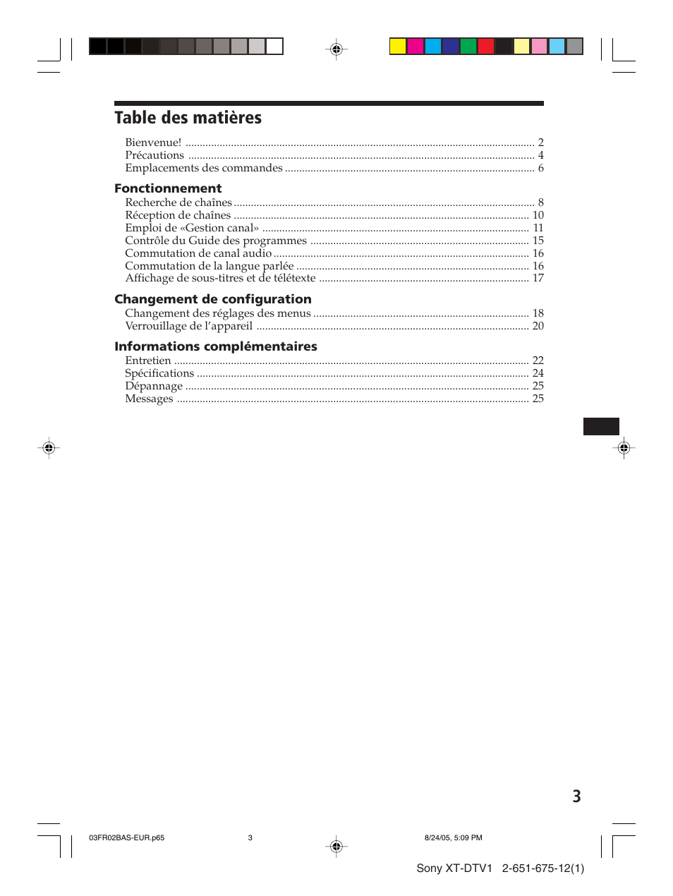 Sony XT-DTV1 User Manual | Page 51 / 123
