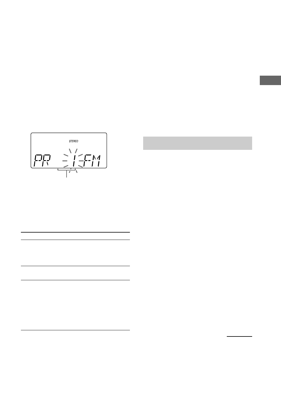 Listening to the radio — preset tuning, Listening to the radio | Sony CMT-EP404 User Manual | Page 11 / 24