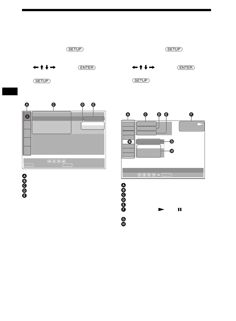 Menu displays, 10 menu displays | Sony DVX-11B User Manual | Page 10 / 196