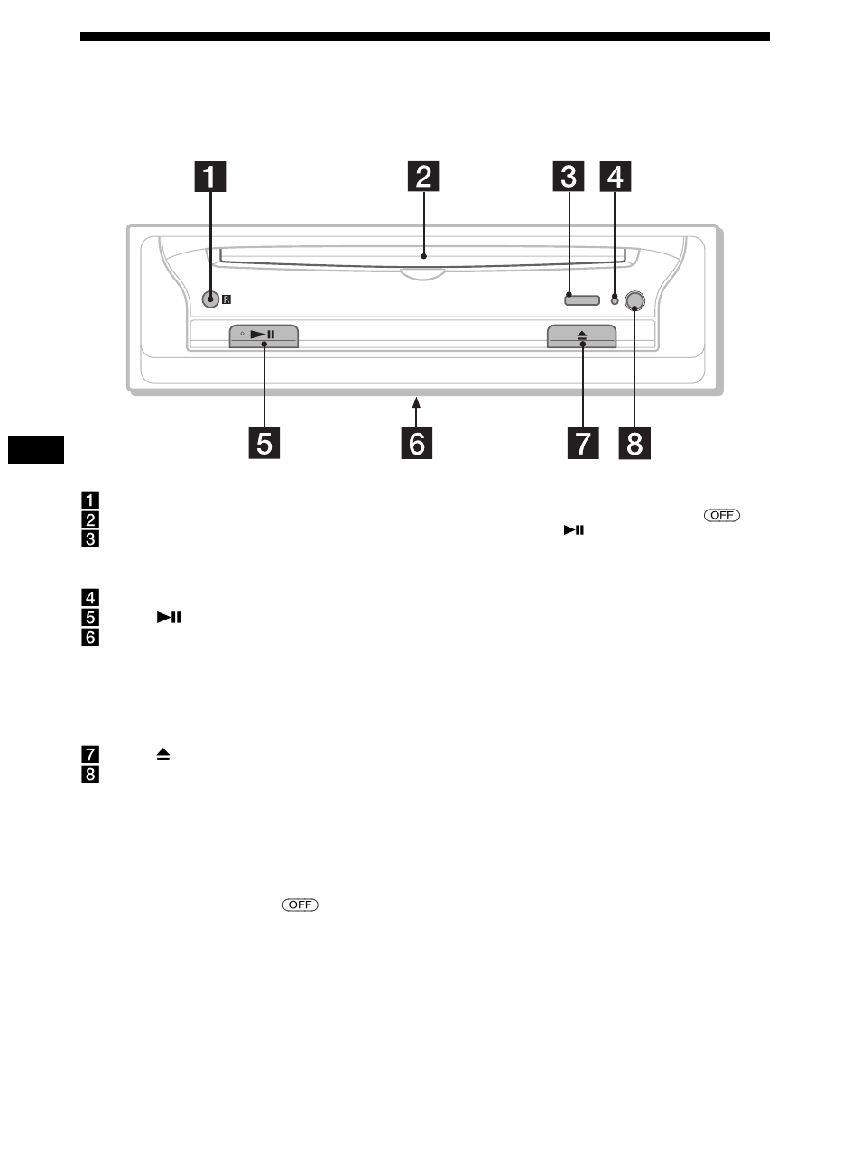 Individuazione dei comandi, 8individuazione dei comandi | Sony DVX-11B User Manual | Page 124 / 196