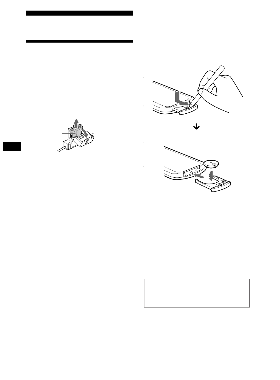 Informazioni aggiuntive, Manutenzione | Sony DVX-11B User Manual | Page 146 / 196