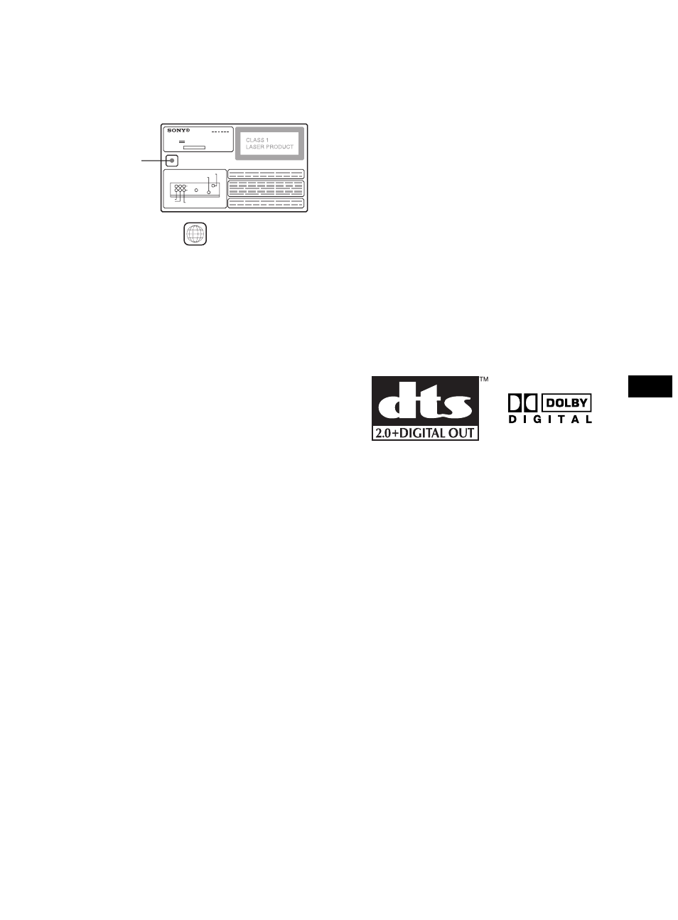 Regiocode, Auteursrechten | Sony DVX-11B User Manual | Page 161 / 196