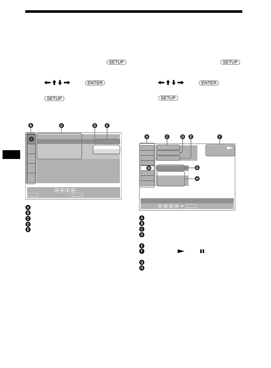 Menuschermen, 10 menuschermen | Sony DVX-11B User Manual | Page 164 / 196