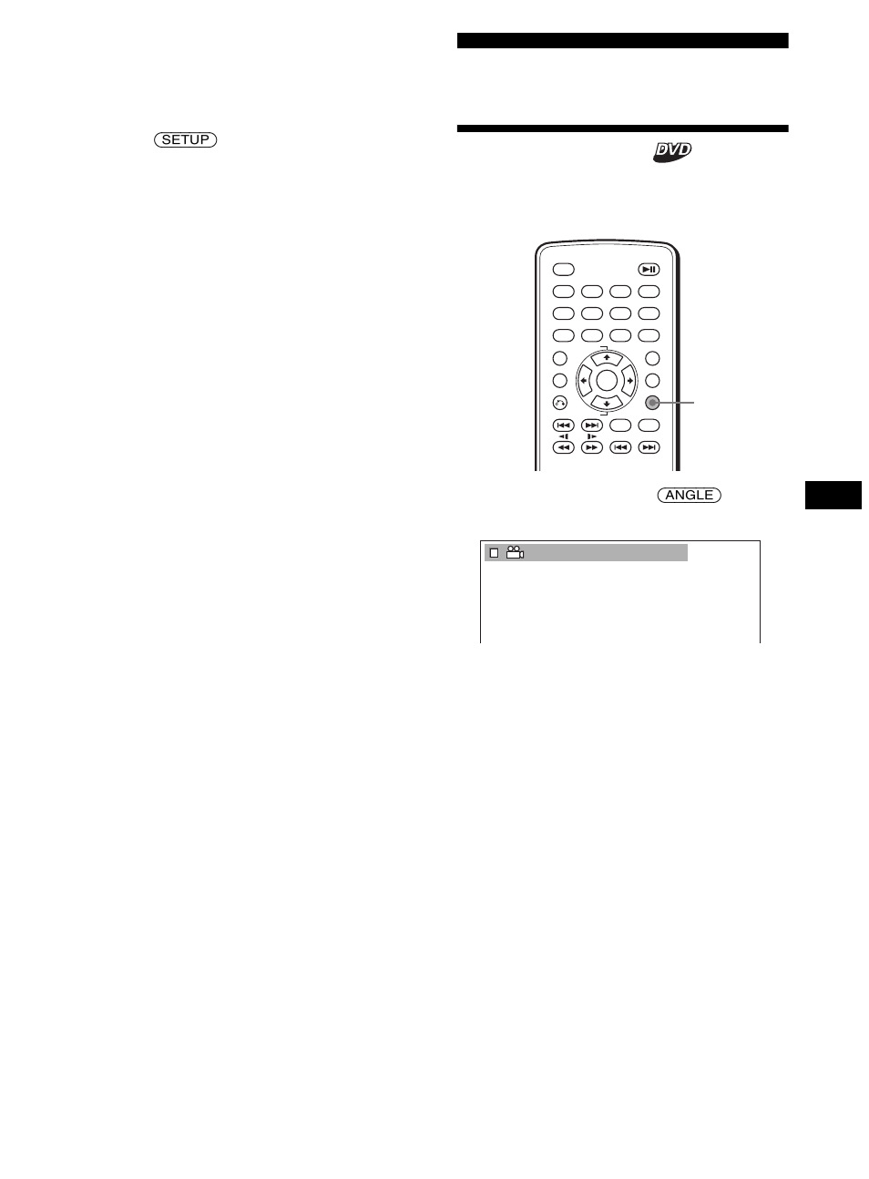 Beeld aanpassen, Hoeken wijzigen, Druk op (setup) | Het afspeelmodusmenu uitschakelen | Sony DVX-11B User Manual | Page 175 / 196