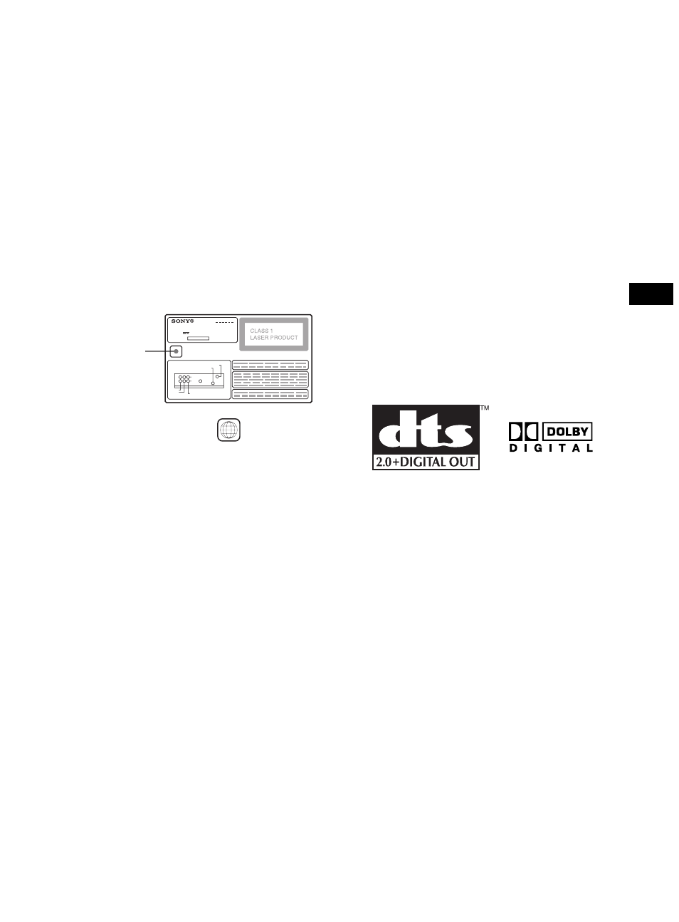 Musik-cds mit urheberrechtsschutzcodierung, Regionalcode, Hinweis zu wiedergabefunktionen bei dvds und vcds | Urheberrechte | Sony DVX-11B User Manual | Page 45 / 196