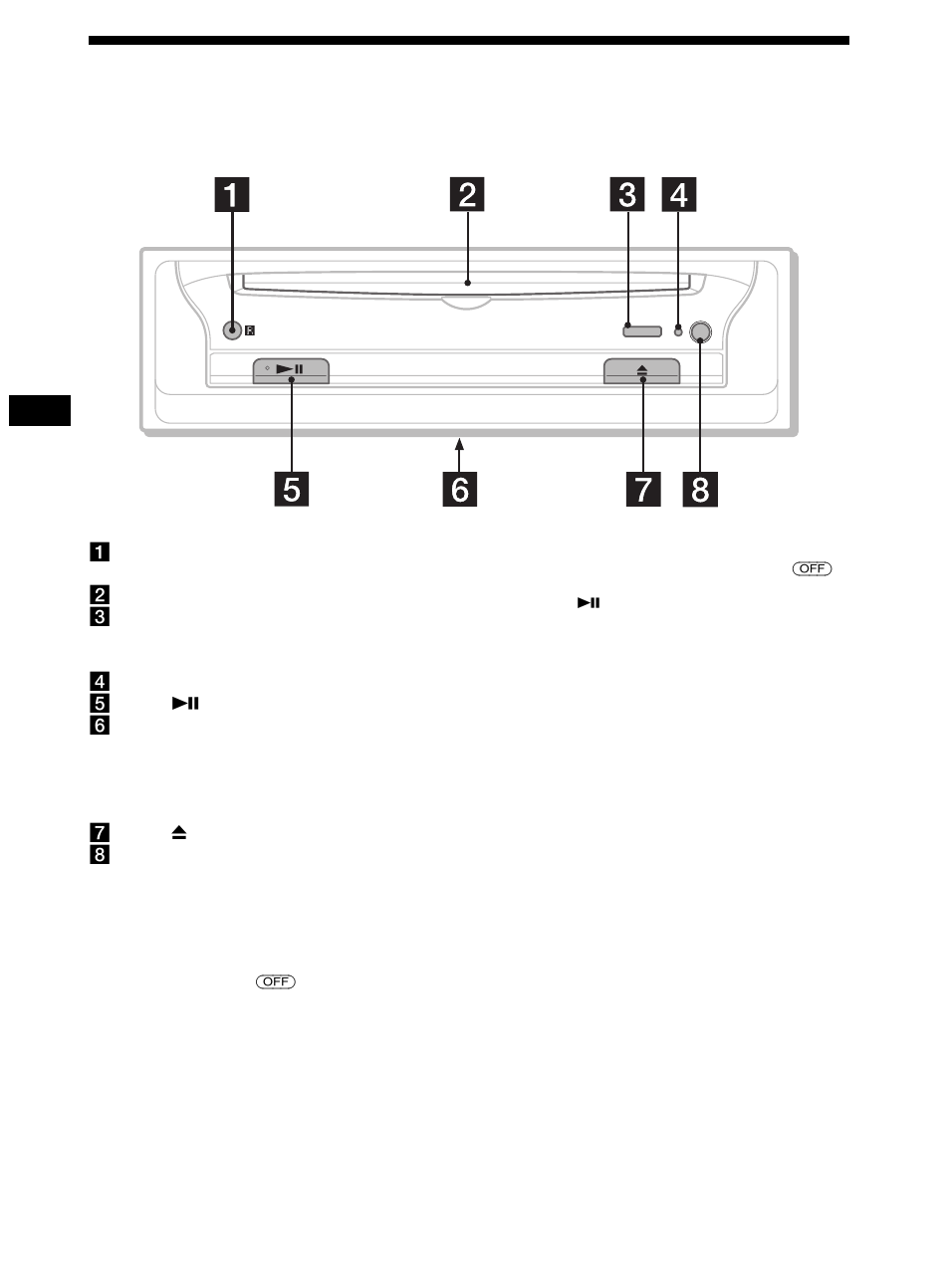 Lage und funktion der teile und bedienelemente, Lage und funktion der teile und, Bedienelemente | 8lage und funktion der teile und bedienelemente | Sony DVX-11B User Manual | Page 46 / 196