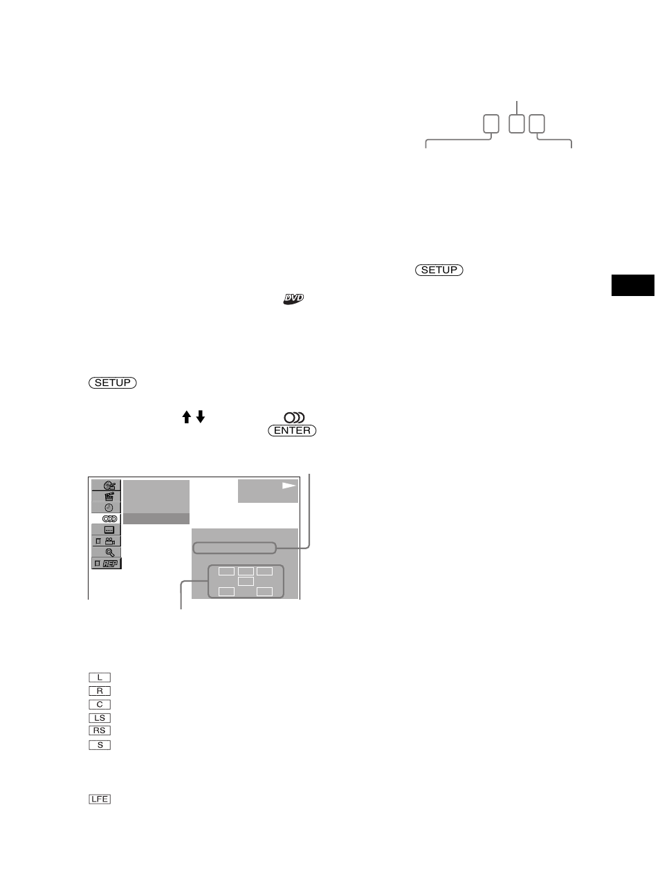 Dolby digital 3 / 2 | Sony DVX-11B User Manual | Page 59 / 196