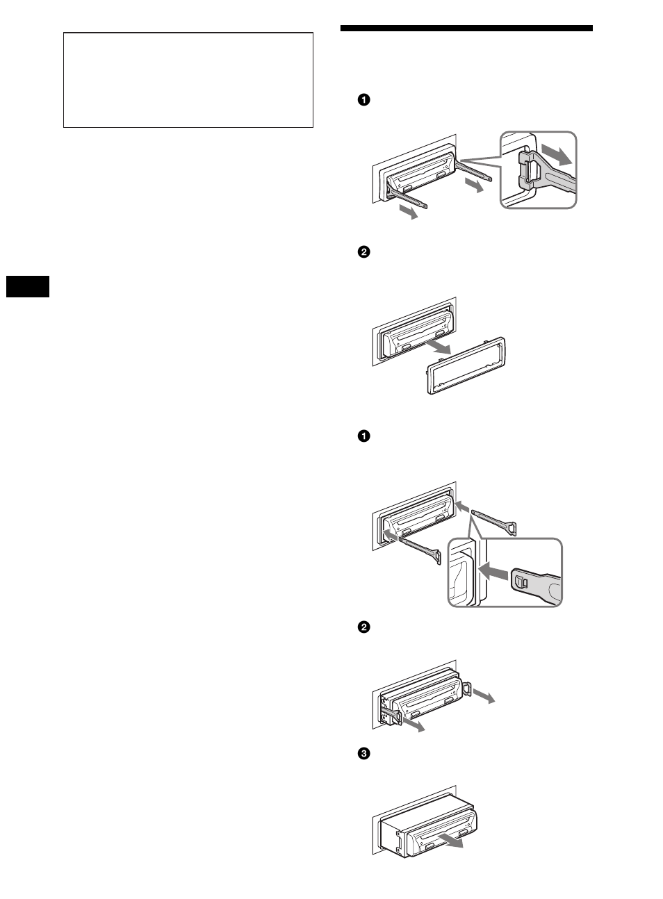 Ausbauen des geräts, 32 ausbauen des geräts | Sony DVX-11B User Manual | Page 70 / 196