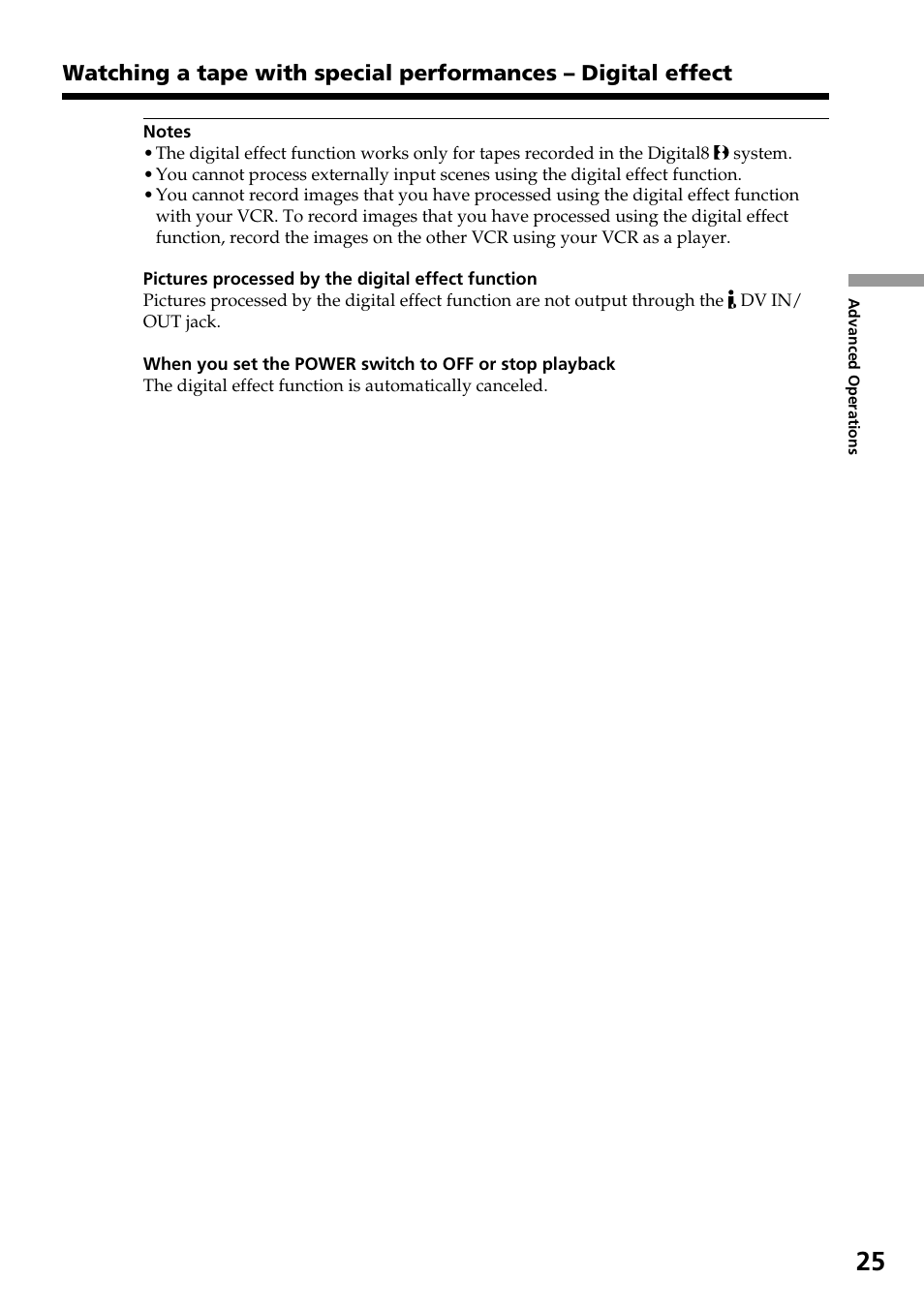 Sony GV-D800 User Manual | Page 25 / 76