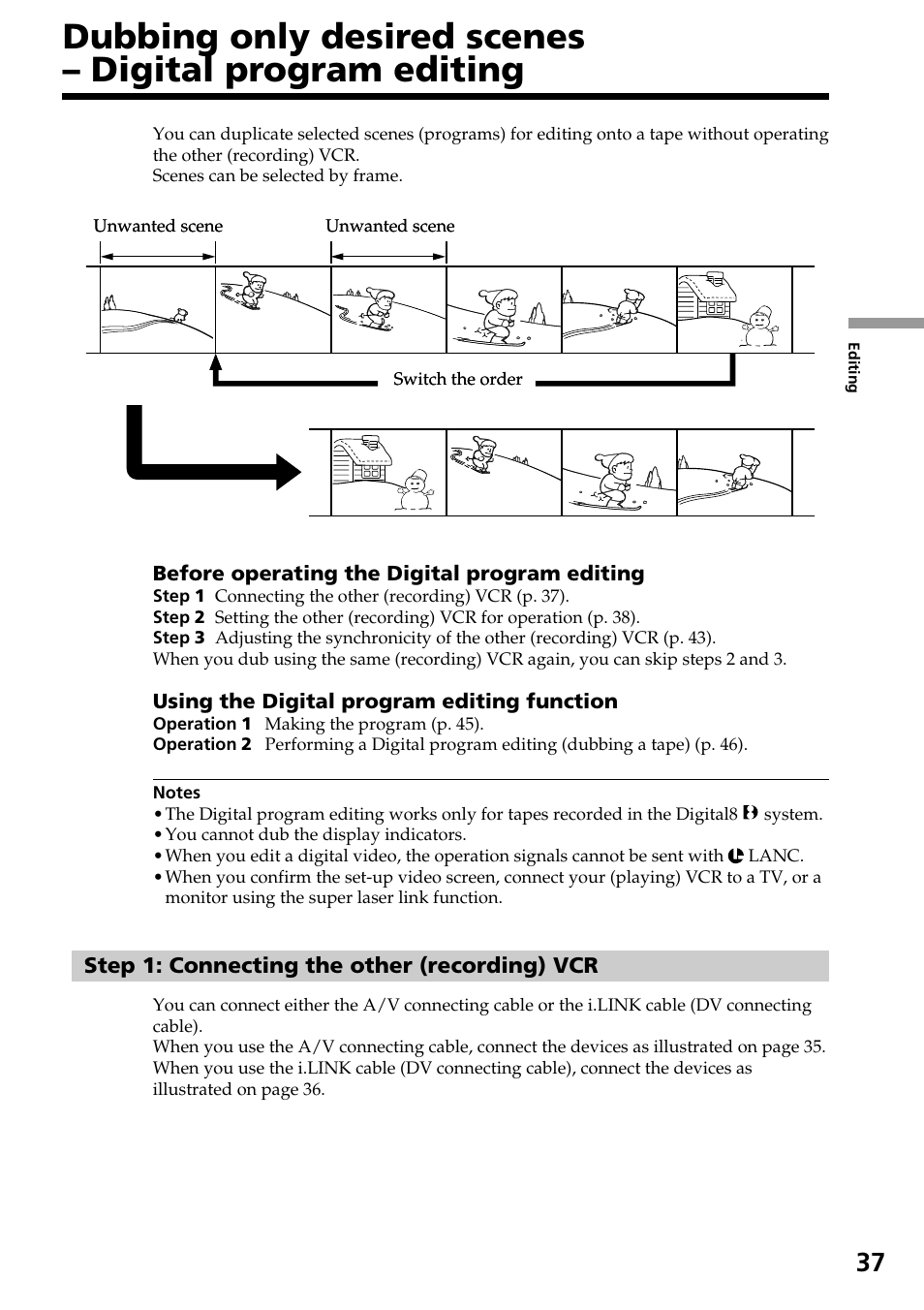Sony GV-D800 User Manual | Page 37 / 76