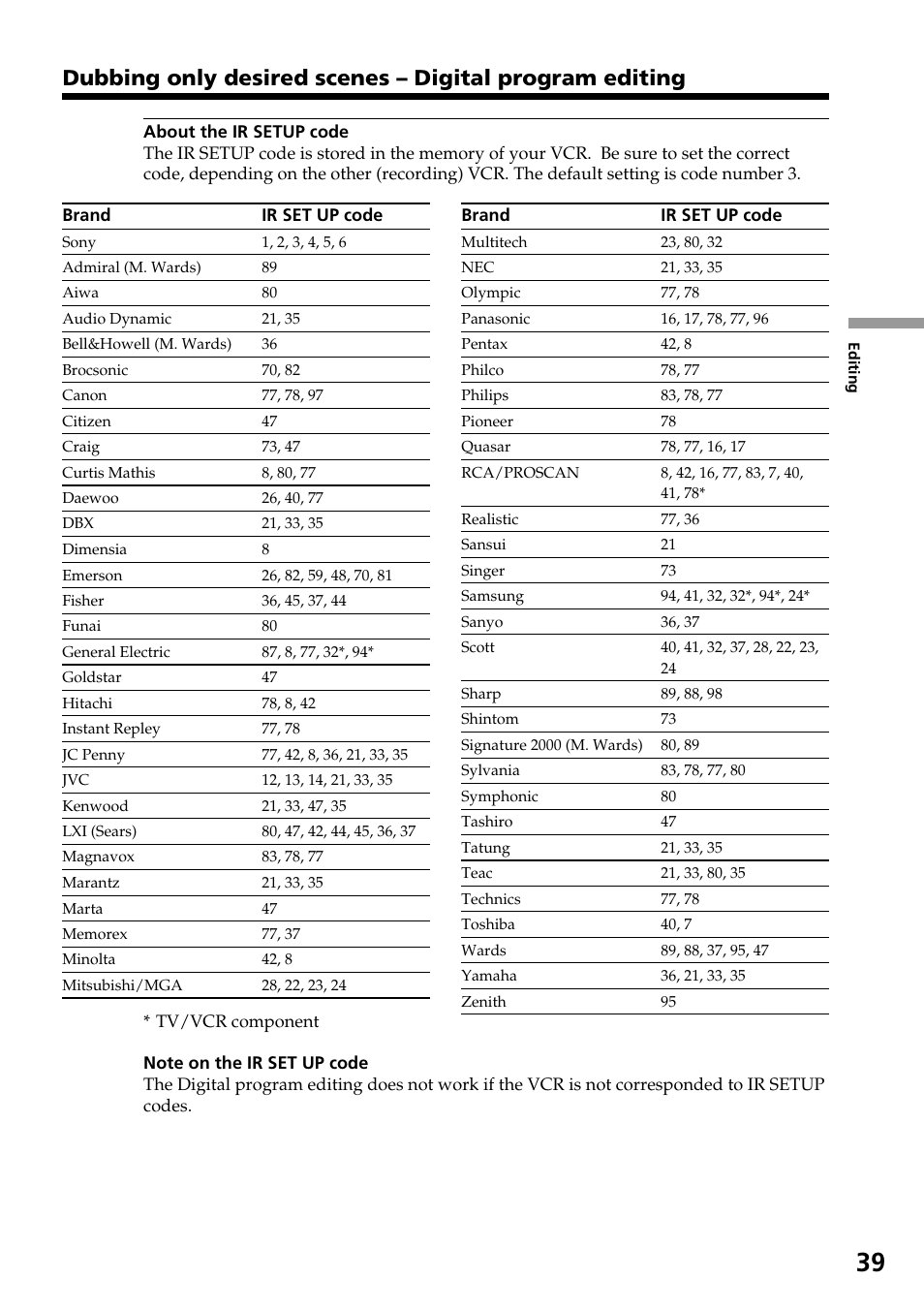 Sony GV-D800 User Manual | Page 39 / 76