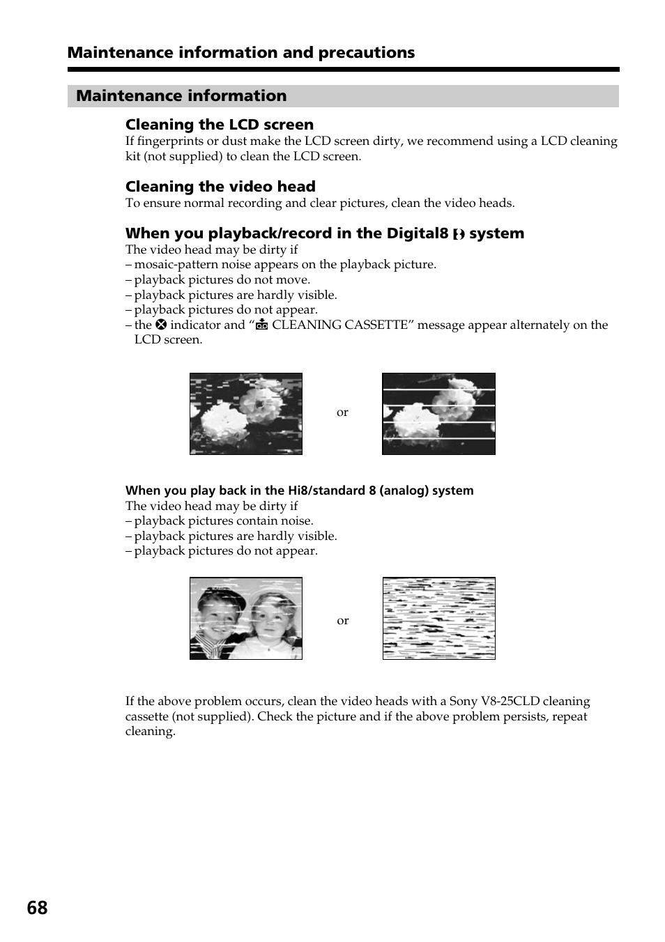 Sony GV-D800 User Manual | Page 68 / 76