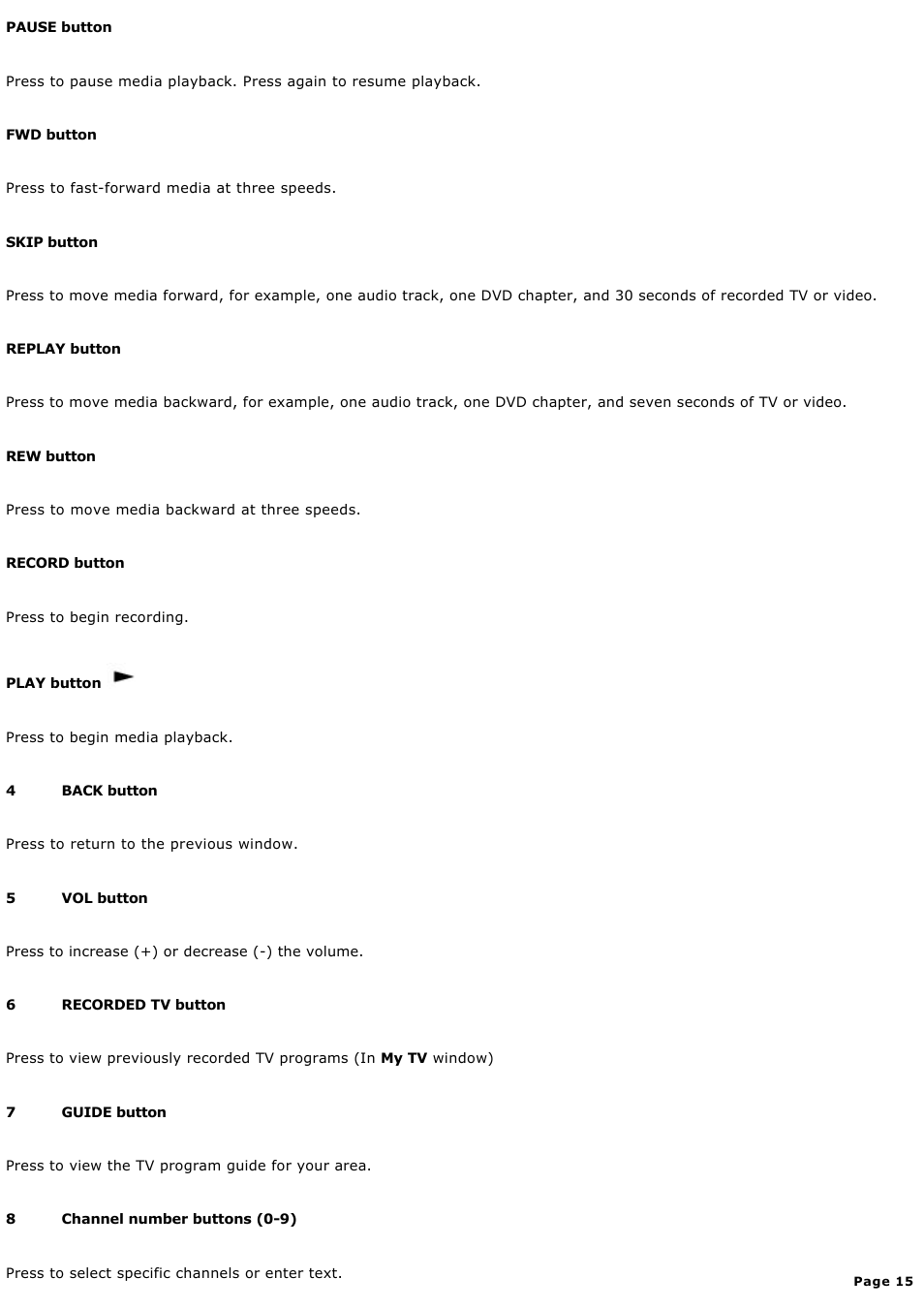 Sony VAIO VGCRB40 User Manual | Page 15 / 243