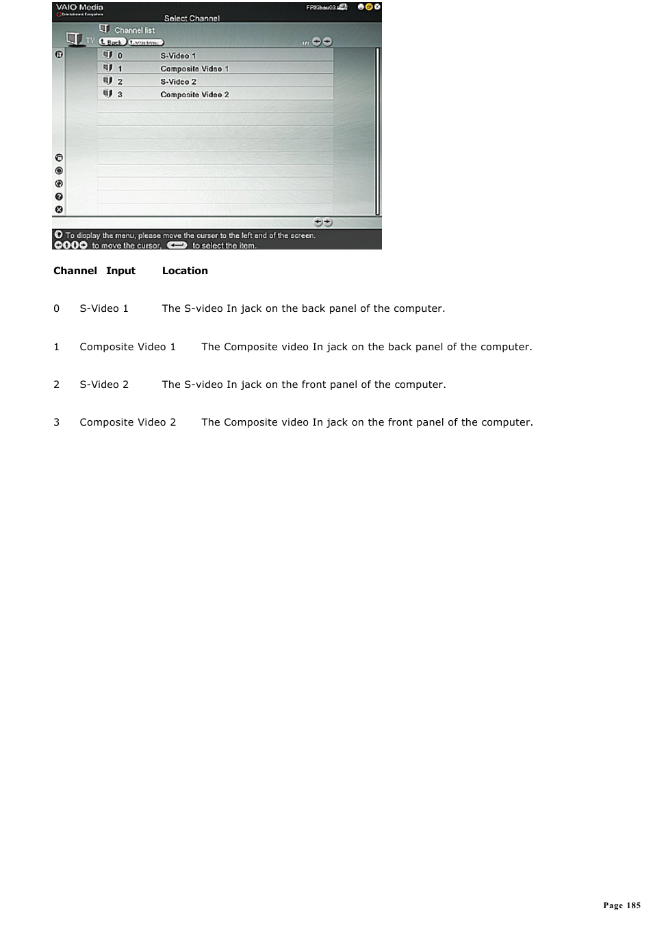 Sony VAIO VGCRB40 User Manual | Page 185 / 243