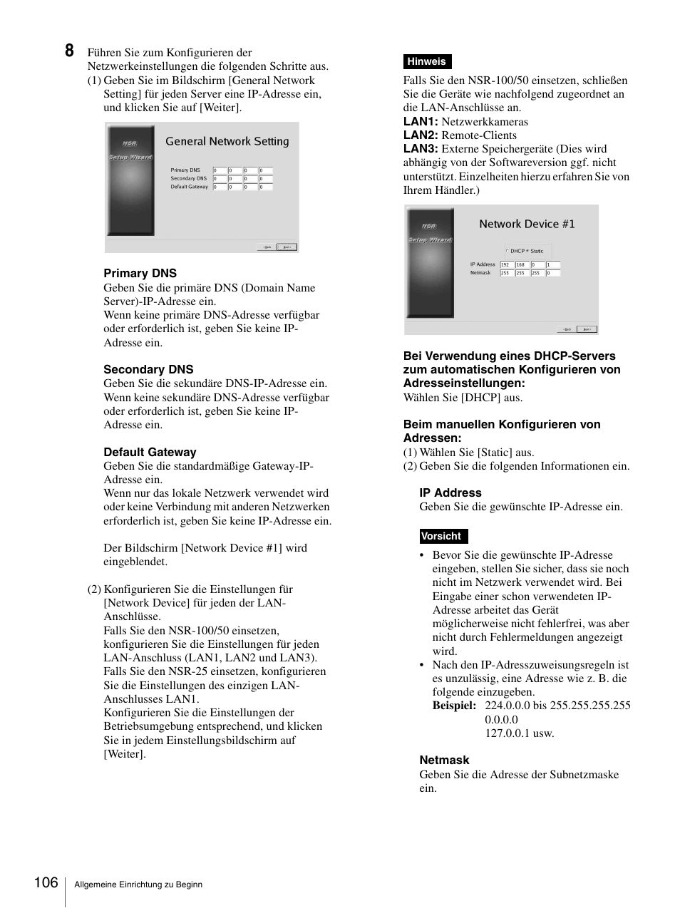 Sony Security Camera User Manual | Page 106 / 204