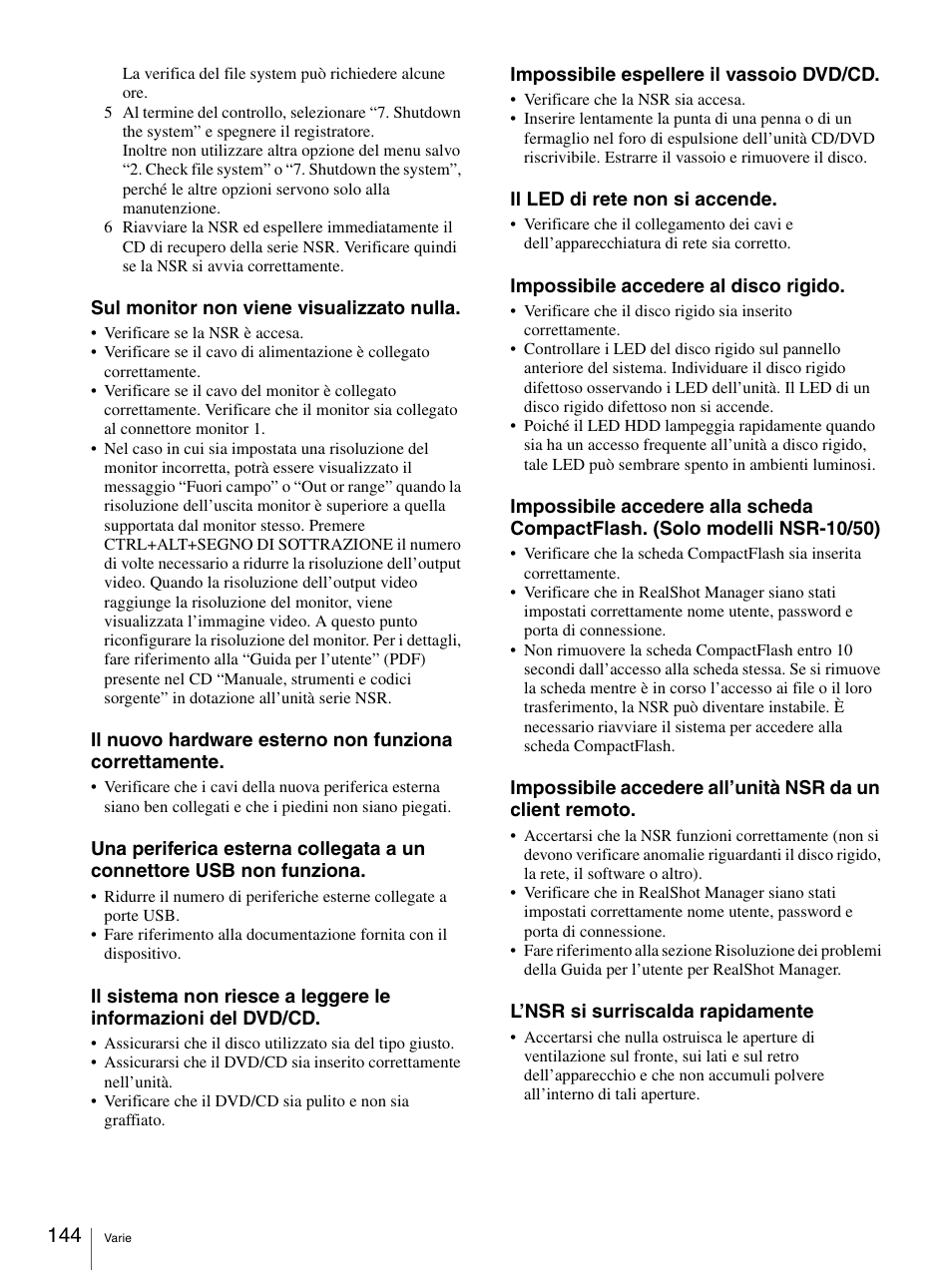 Sony Security Camera User Manual | Page 144 / 204