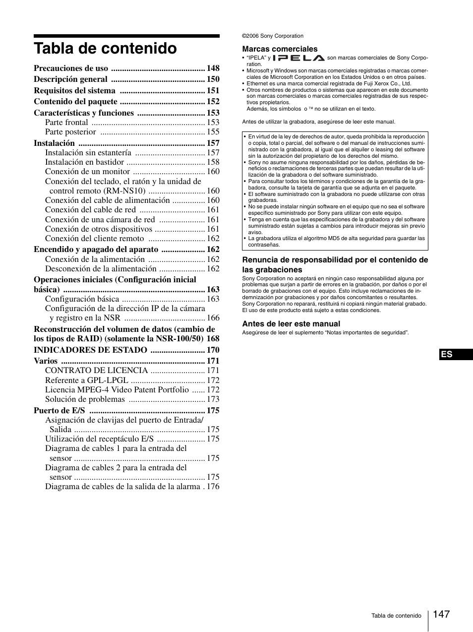 Sony Security Camera User Manual | Page 147 / 204