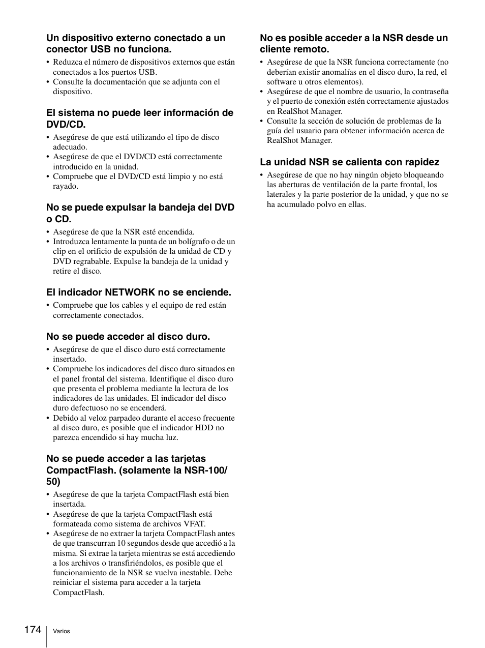 Sony Security Camera User Manual | Page 174 / 204