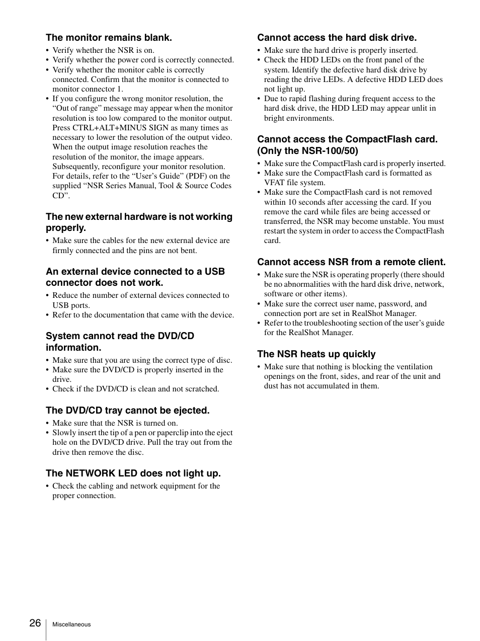 Sony Security Camera User Manual | Page 26 / 204