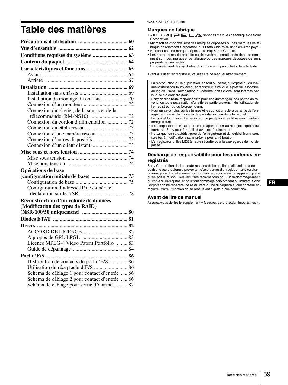Sony Security Camera User Manual | Page 59 / 204