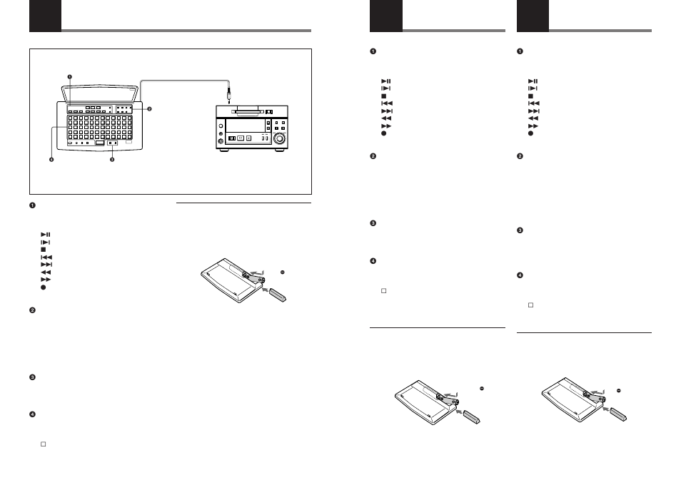 P(p 0 ) | Sony RM-DC2 User Manual | Page 2 / 2