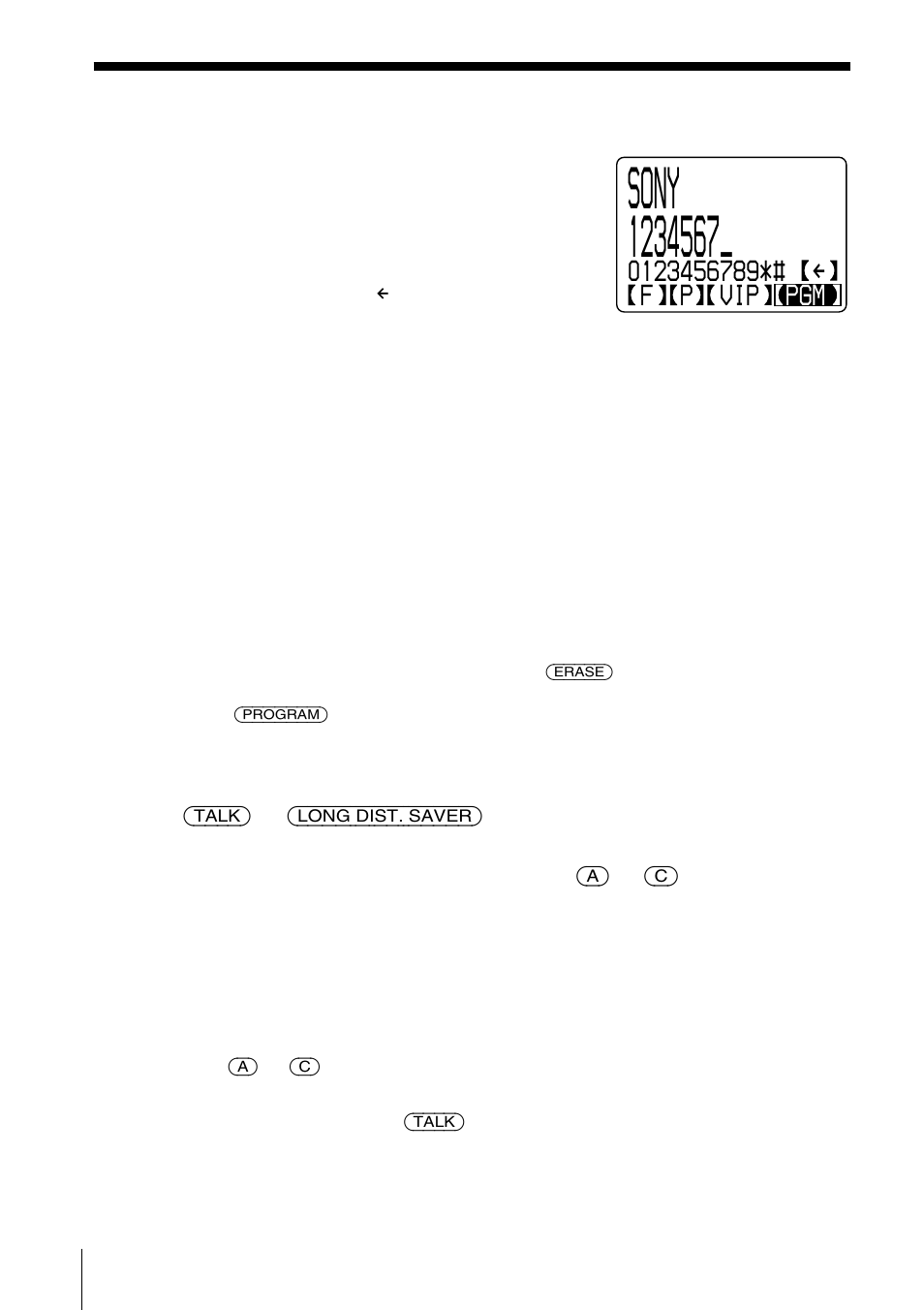 Making calls with one-touch dialing | Sony SPP-S9226 User Manual | Page 44 / 80