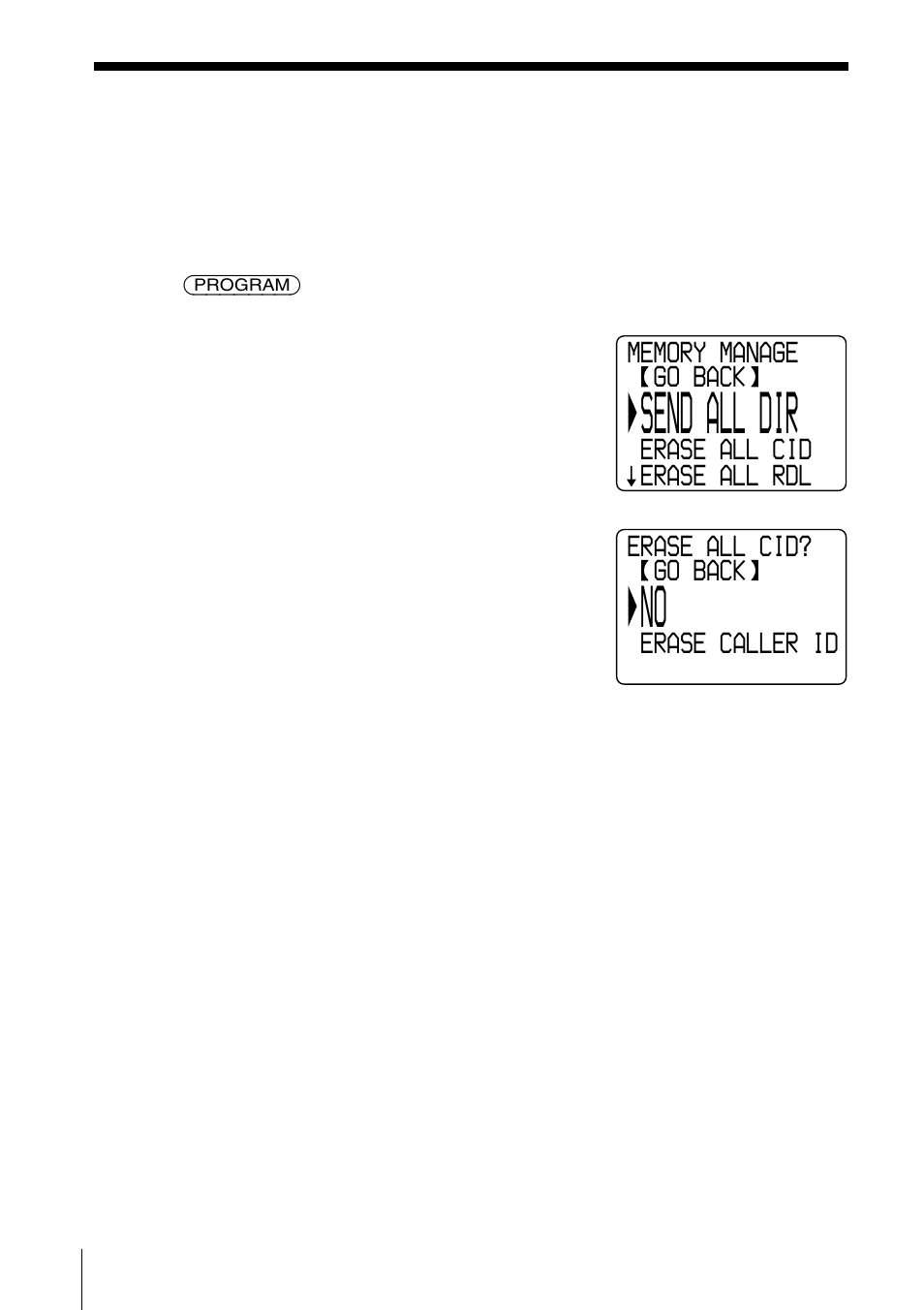 Send all dir | Sony SPP-S9226 User Manual | Page 60 / 80