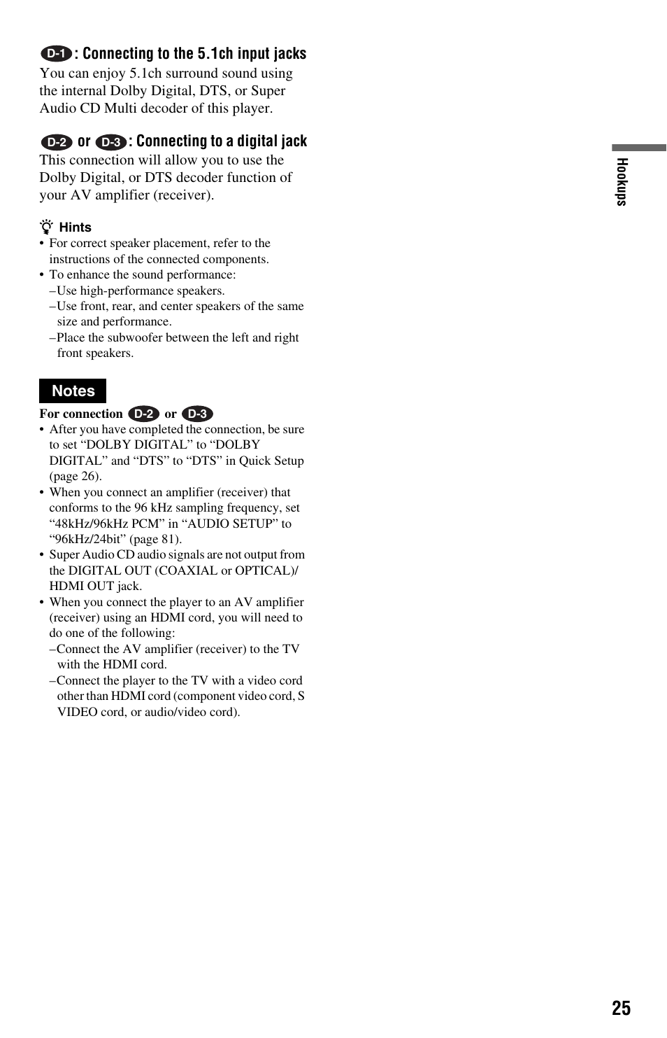 Sony DVP-CX995V User Manual | Page 25 / 96